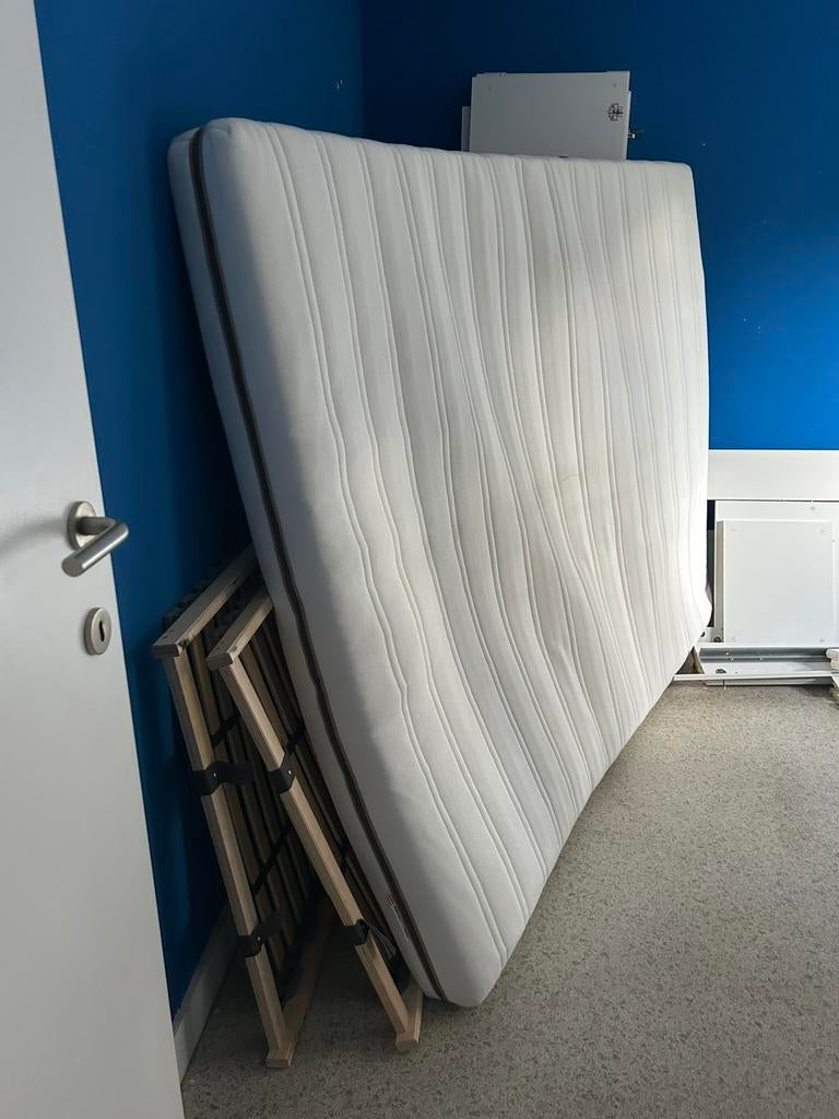 2persoons slaapkamer, Huis en Inrichting, Ophalen, Tweepersoons, Zo goed als nieuw, Bedbodem