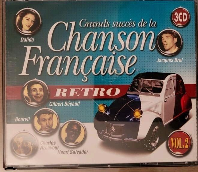 Grands Succès De La Chanson Française - Rétro Vol.2, Cd's en Dvd's, Ophalen of Verzenden, Zo goed als nieuw