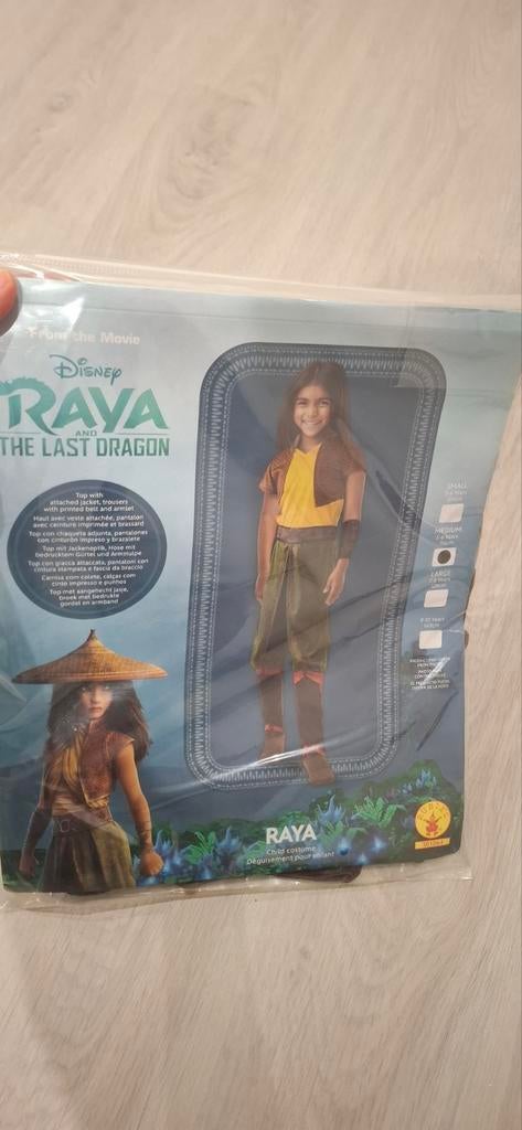Verkleedpak Raya disney nieuw maat 116 5-6jaar, Collections, Harry Potter, Enlèvement ou Envoi