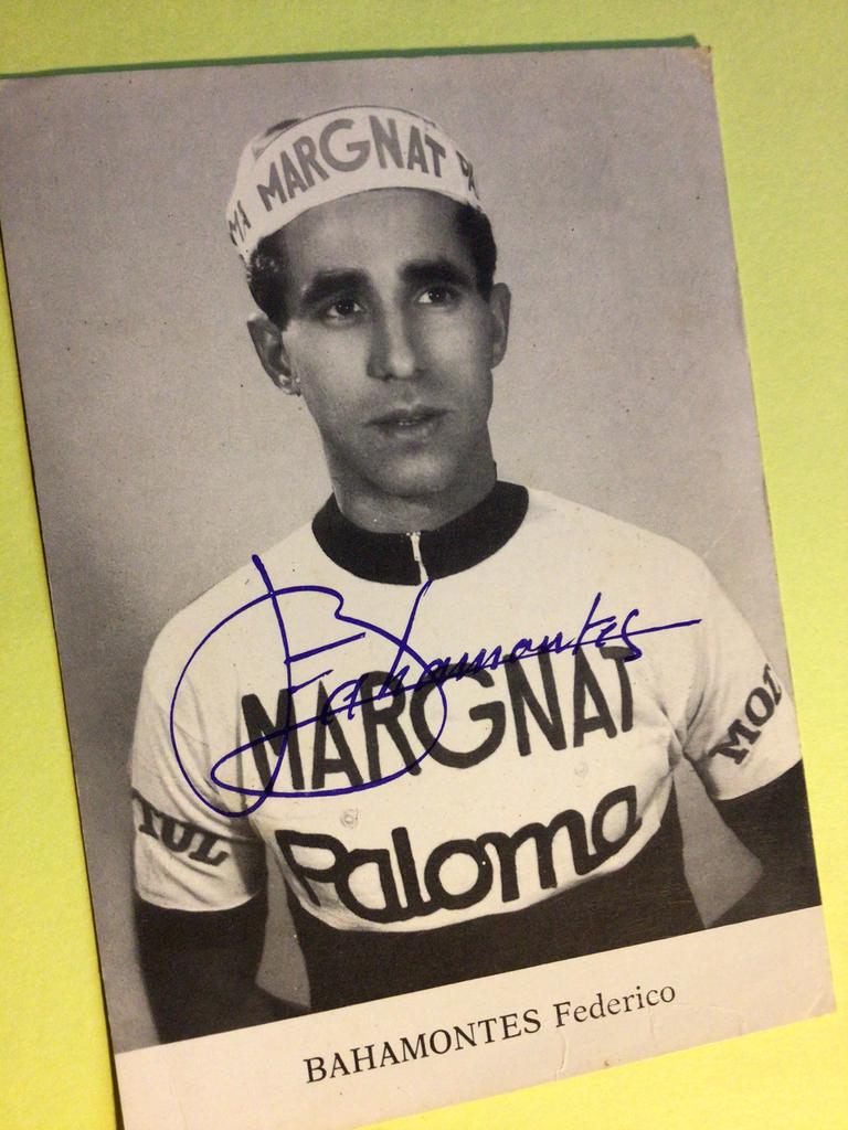 wielerkaart 1963 team margnat  paloma federico bahamontes, Envoi, Comme neuf