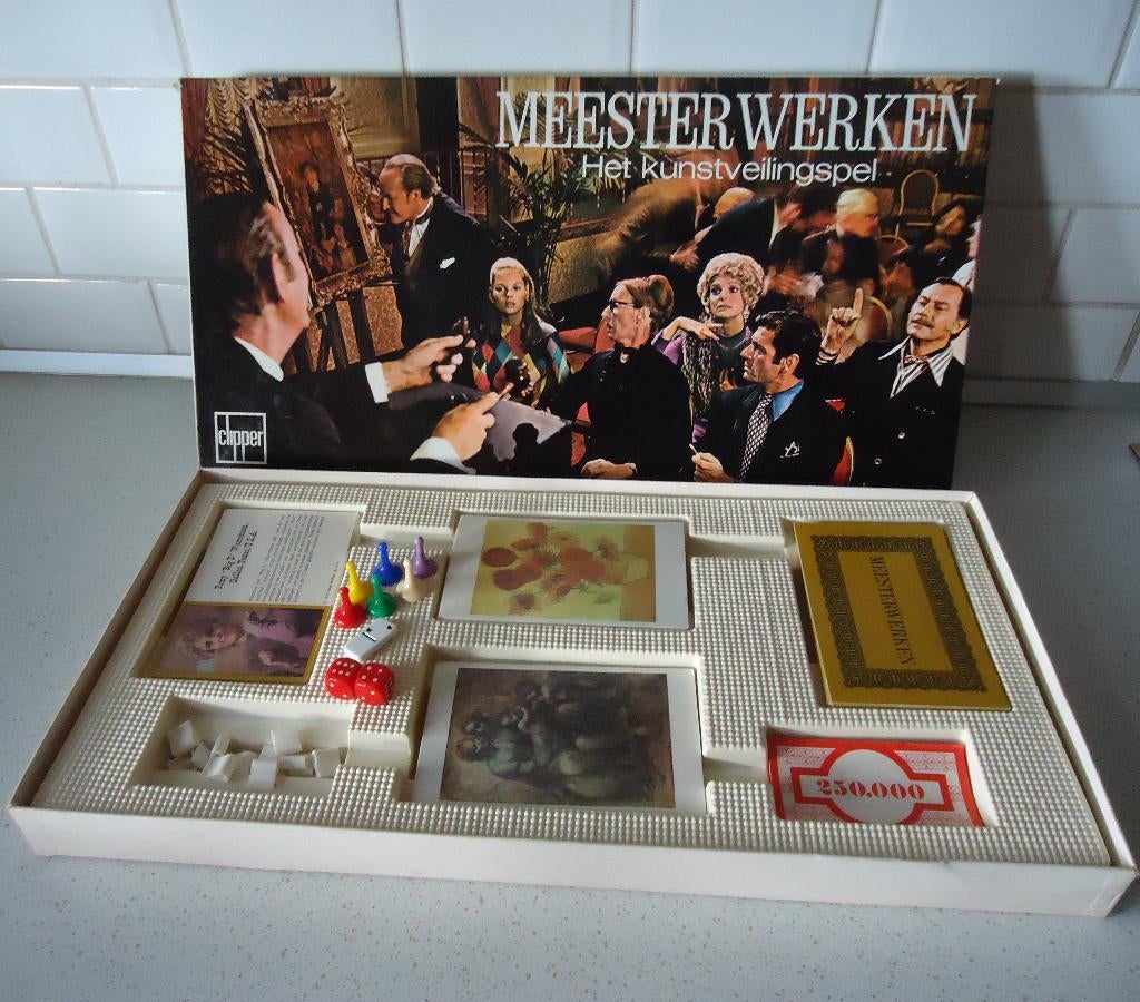 Vintage "Meesterwerken" van Clipper in Prima Staat., Trois ou quatre joueurs, Enlèvement ou Envoi, Comme neuf, Clipper