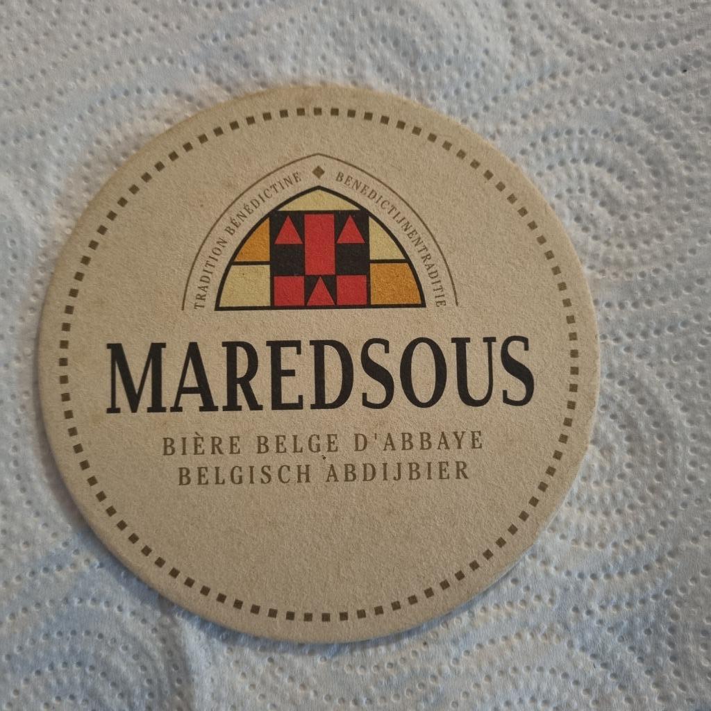 Sous Bock Maredsous (modèle 3), Collections, Enlèvement ou Envoi, Utilisé, Sous-bock, Autres marques