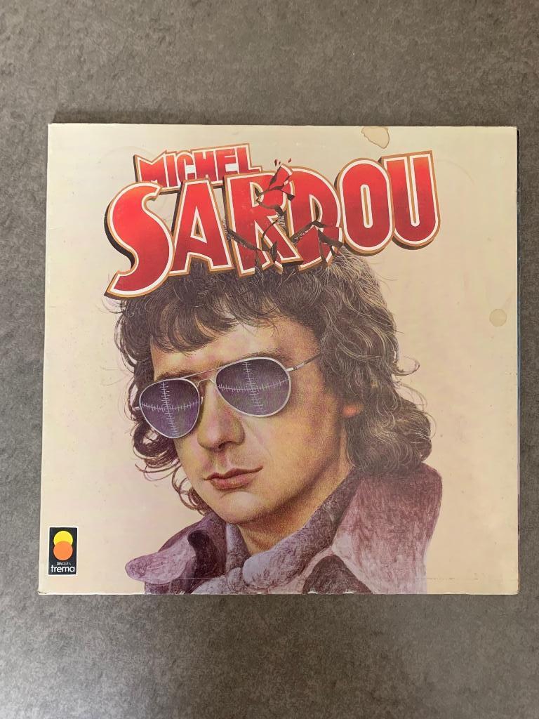 LP Michel Sardou, La Vieille Enkele vlekjes op hoes, LP in p, Enlèvement ou Envoi, Utilisé