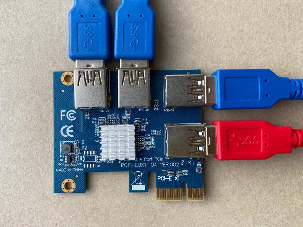 Carte d'extension PCIe - 4 ports USB 3.0, Enlèvement ou Envoi, Comme neuf