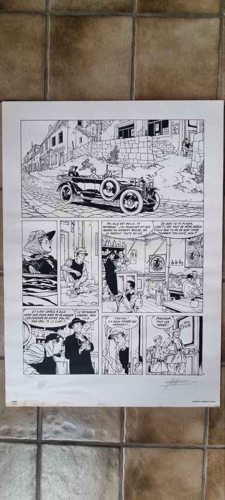 Les Maîtres de l'Orge SERIGRAPHIE FAC SIMILE numéro 007/200, Collections, Enlèvement, Comme neuf