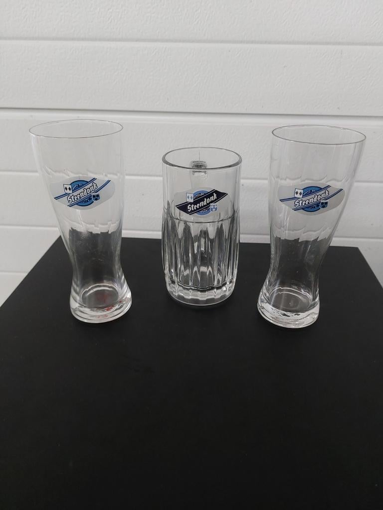 Bierglazen steendonck, Ophalen of Verzenden, Zo goed als nieuw, Bierglas