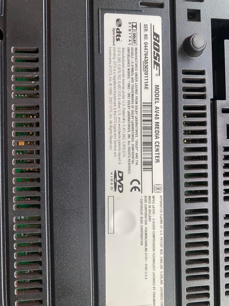 Bose installatie lifestyle DVD Home entertainment systems, Gebruikt, 5.1-systeem, Dvd-speler, Ophalen
