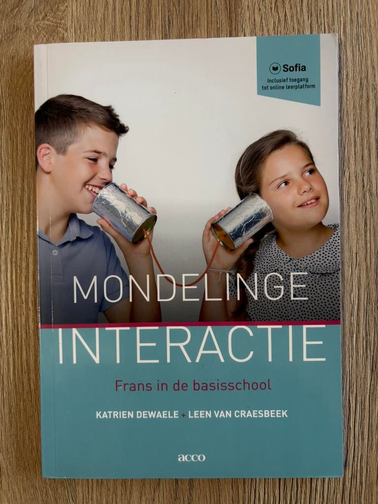 Mondelinge interactie Frans in de basisschool, Boeken, Ophalen, Nieuw, Nederlands, Katrien Dewaele