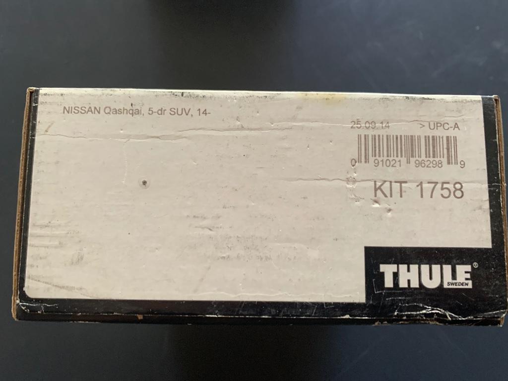 Thule kit 1758 Nissan qashqai, Enlèvement, Neuf
