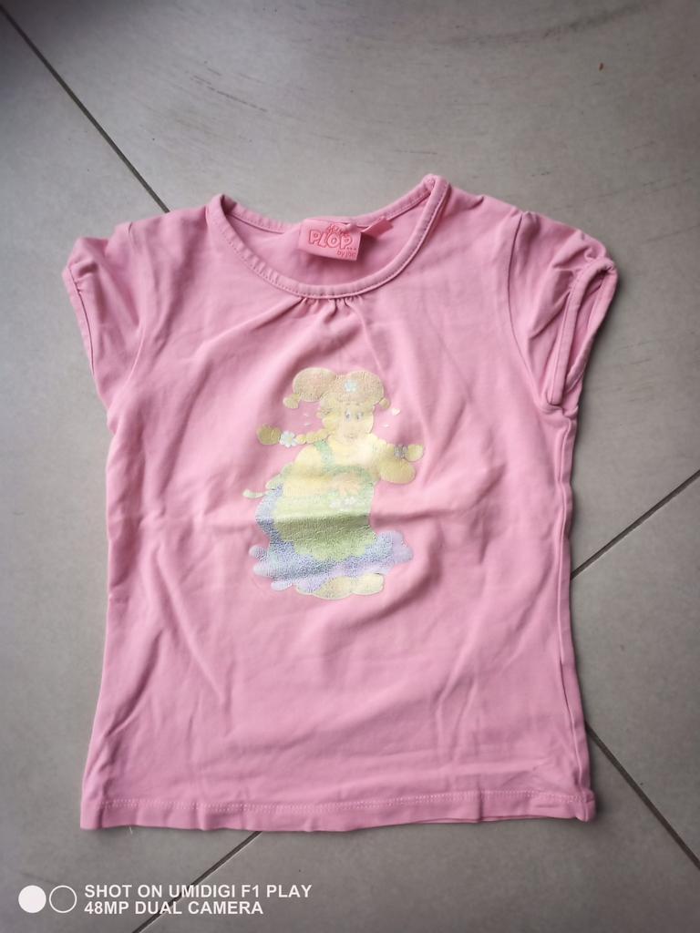 T-shirt Plop, Kinderen en Baby's, Kinderkleding | Maat 104, Gebruikt, Meisje, JBC, Ophalen of Verzenden