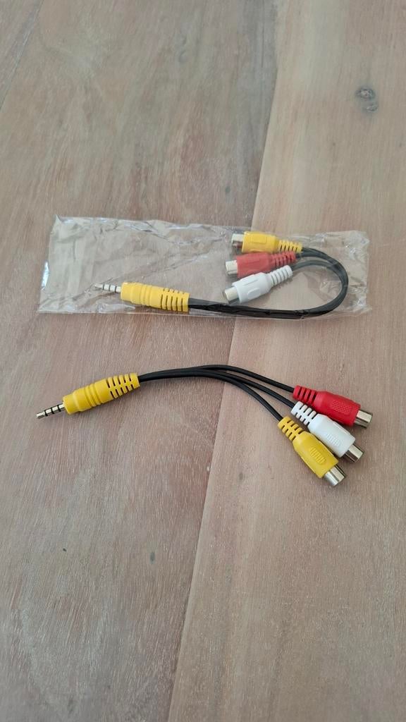 Adaptateur audio vidéo RCA, Enlèvement ou Envoi, Neuf, Moins de 2 mètres, Autres câbles