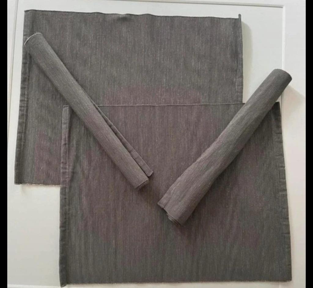 Placemat, Ophalen, Zo goed als nieuw, Grijs, Placemat