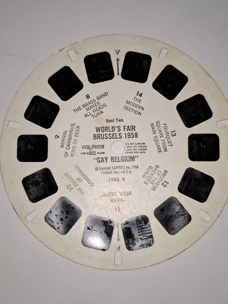 Viewmaster : World's Fair Belgium 1958 : Gay Belgium 1993, Envoi