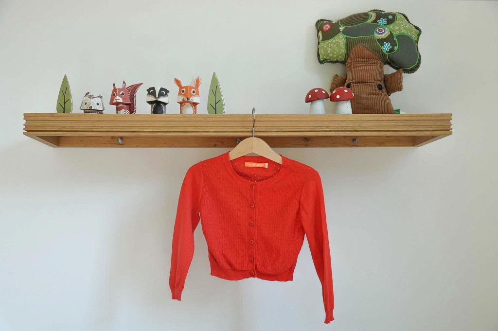 Cardigan Fred & Ginger oranjerood - Maat 98, Gebruikt, Meisje, Trui of Vest, Ophalen of Verzenden