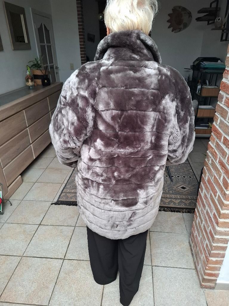 Manteau en renard, Vêtements | Femmes, Vestes | Hiver, Taille 42/44 (L), Autre, Gris, Comme neuf
