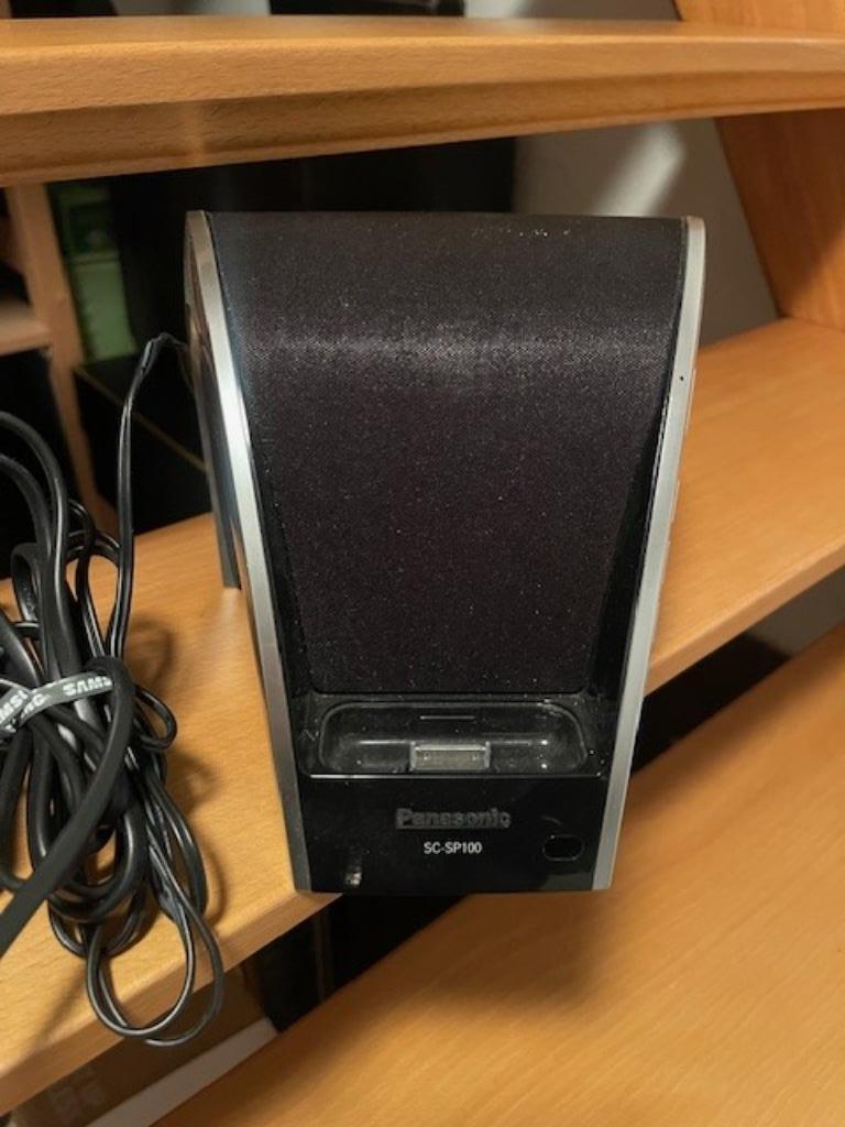 Panasonic box/oplaadstation, Audio, Tv en Foto, Luidsprekerboxen, Ophalen, Gebruikt, Center speaker