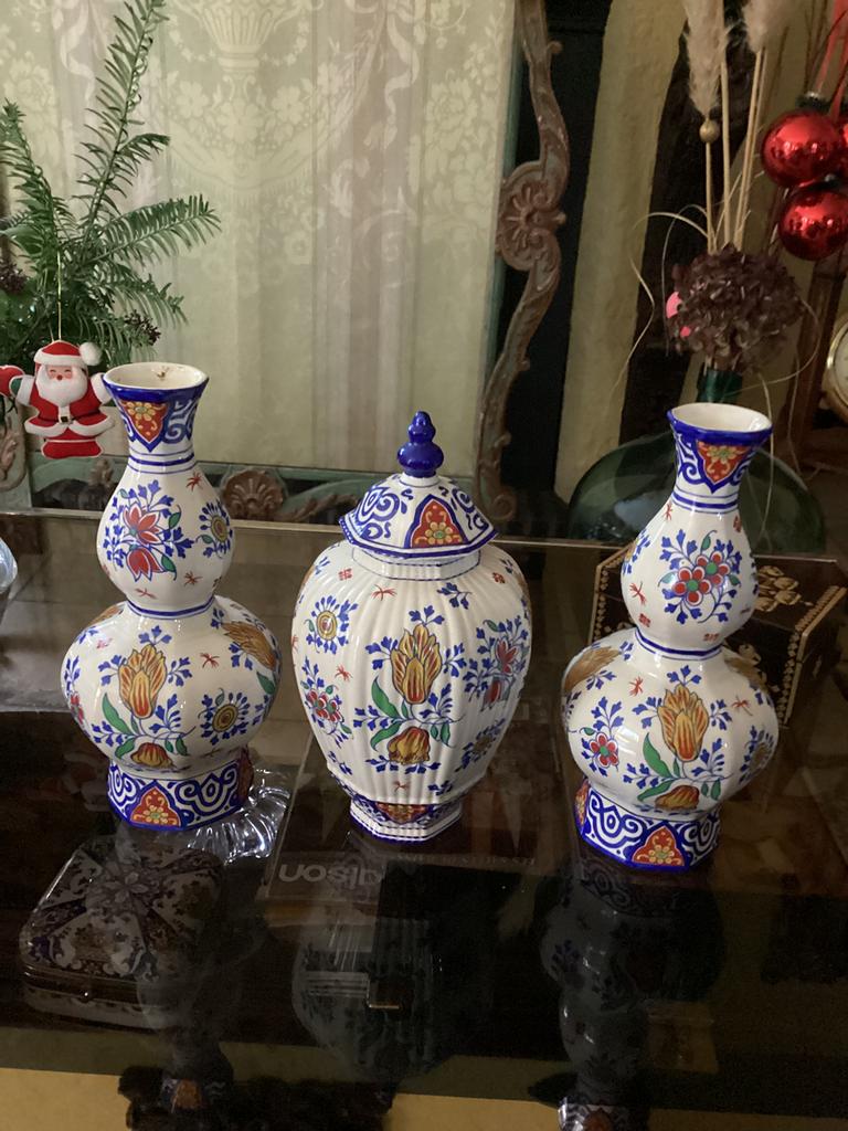 Vases de Delft Art Nouveau. 1920 .Boch Frères, Antiquités & Art, Antiquités | Vases, Enlèvement