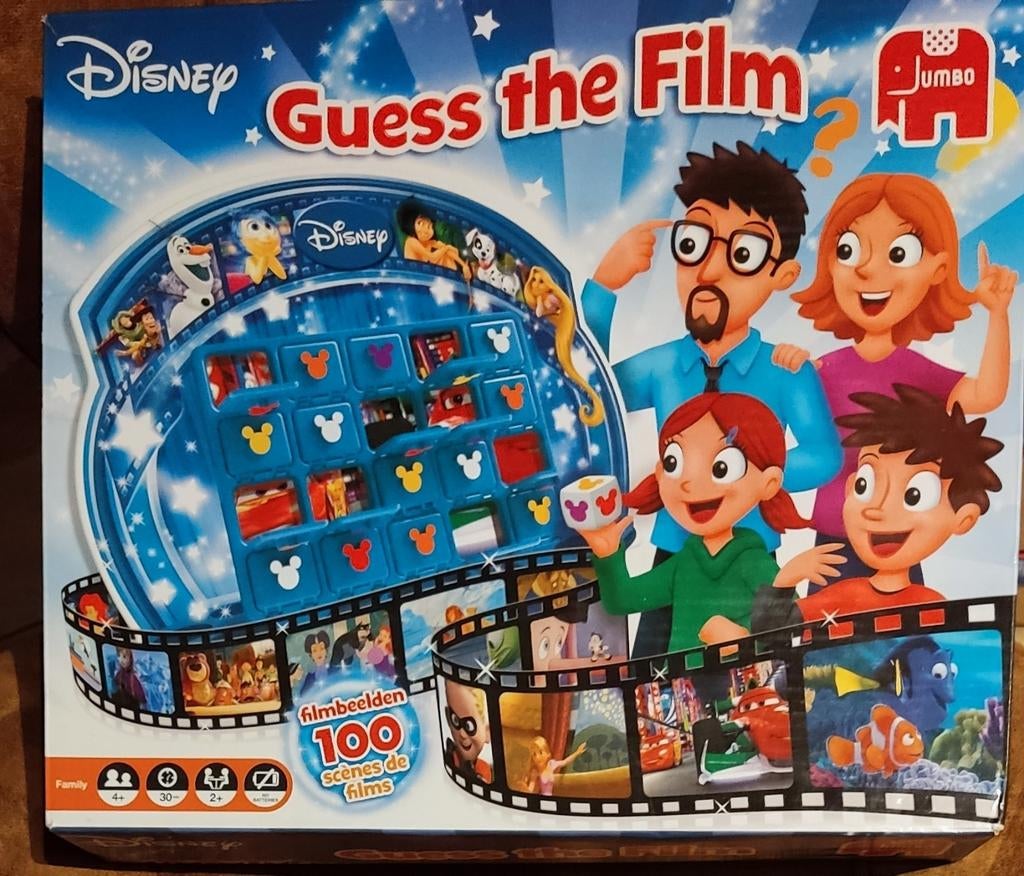 Gezelschapsspel  Disney Guess the Film, Ophalen, Gebruikt