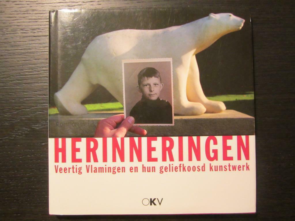 Herinneringen-Veertig Vlamingen en hun geliefkoosd kunstwerk, Livres, Art & Culture | Arts plastiques, Comme neuf, Enlèvement ou Envoi