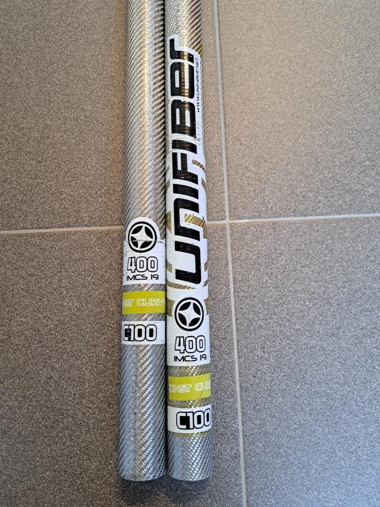 Mast Unifiber 400 RDM - 100 carbon  - constant curve, Ophalen, Zo goed als nieuw, Mast, Met draagtas