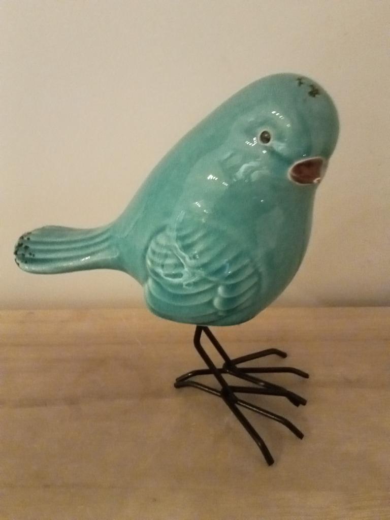 Oiseau Bleu - déco en céramique, Antiquités & Art, Antiquités | Céramique & Poterie, Enlèvement