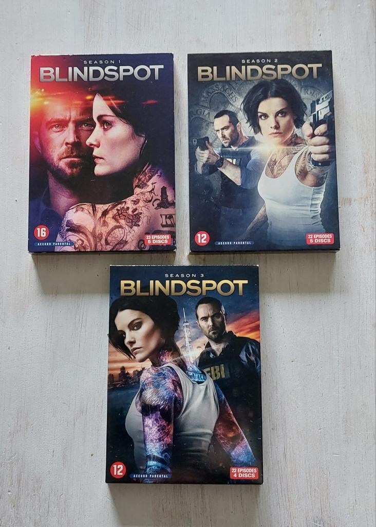 Blindspot serie seizoen 1-2-3, Cd's en Dvd's, Ophalen of Verzenden, Zo goed als nieuw