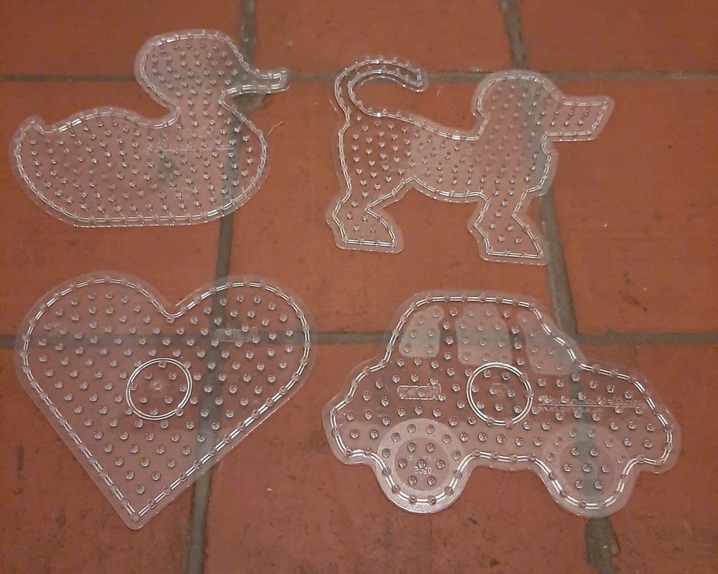 Set van 4 Hama platen voor maxi strijkparels, Hobby en Vrije tijd, Ophalen, Zo goed als nieuw