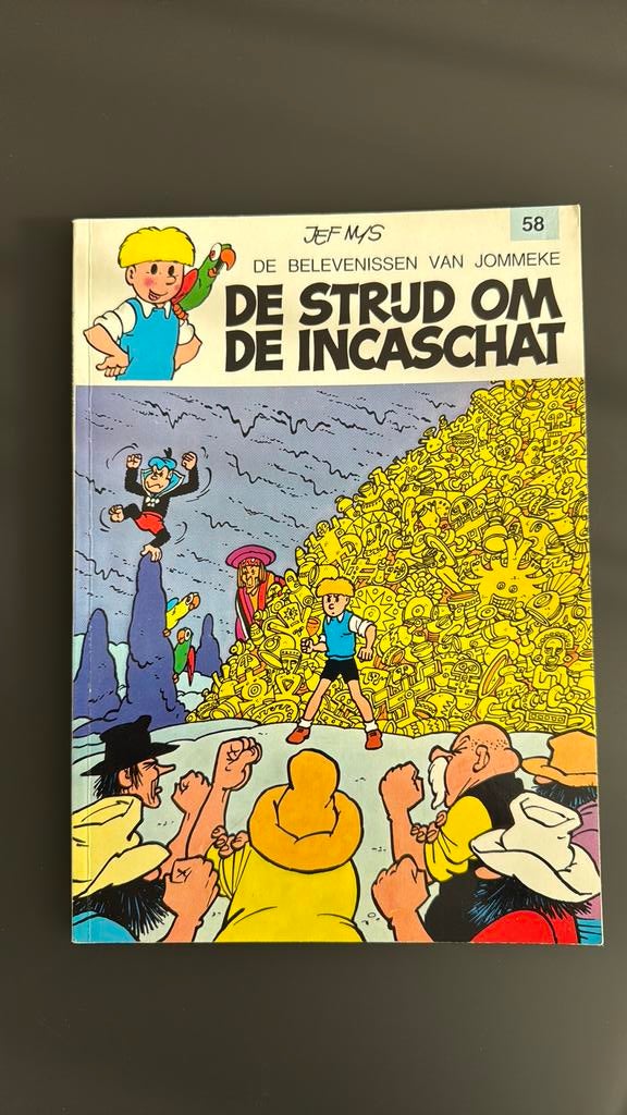 Jef Nys - De strijd om de Incaschat - Jommeke, Boeken, Ophalen, Gelezen, Jef Nys