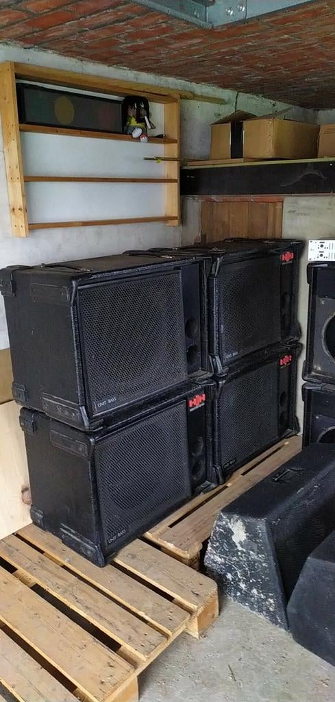 4 x HH Bass Unit (unloaded), Audio, Tv en Foto, Luidsprekerboxen, Ophalen