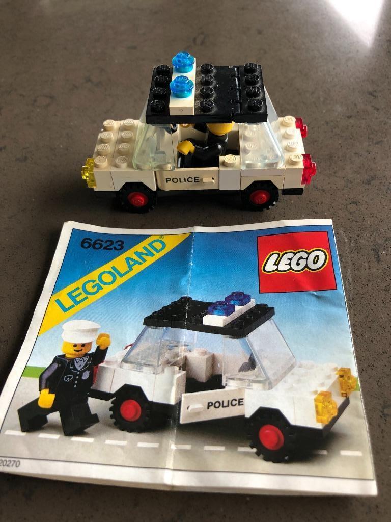 Lego politiewagen vintageset 6623, Ophalen of Verzenden, Gebruikt, Complete set, Lego