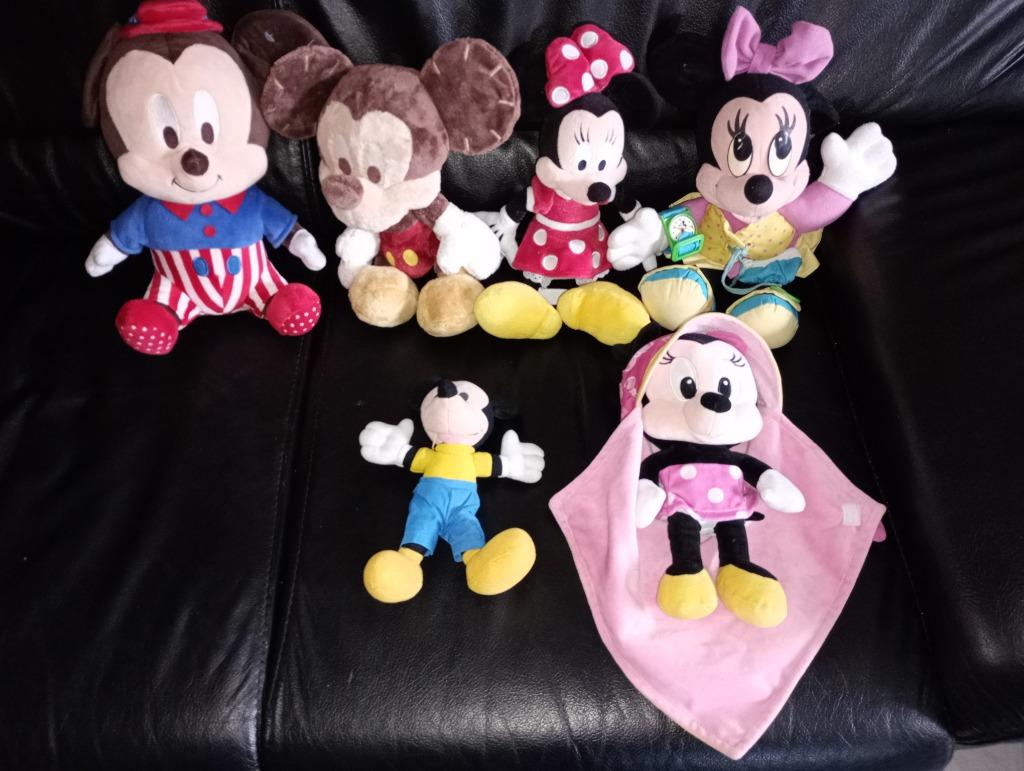 17 Disney knuffels - ook speciale, 1-2€/stuk 25/lot, Ophalen of Verzenden, Mickey Mouse, Gebruikt, Knuffel