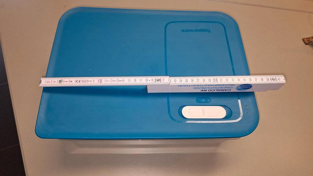 Tupperware Ventsmart XXL 9,9 liter 36 x 27 x h13 cm, Ophalen of Verzenden, Zo goed als nieuw