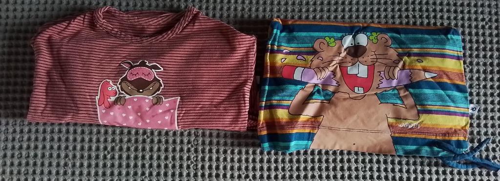 2 pyjama's Woody 104 / 4 jaar, Kinderen en Baby's, Nacht- of Onderkleding, Gebruikt, Meisje, Ophalen of Verzenden