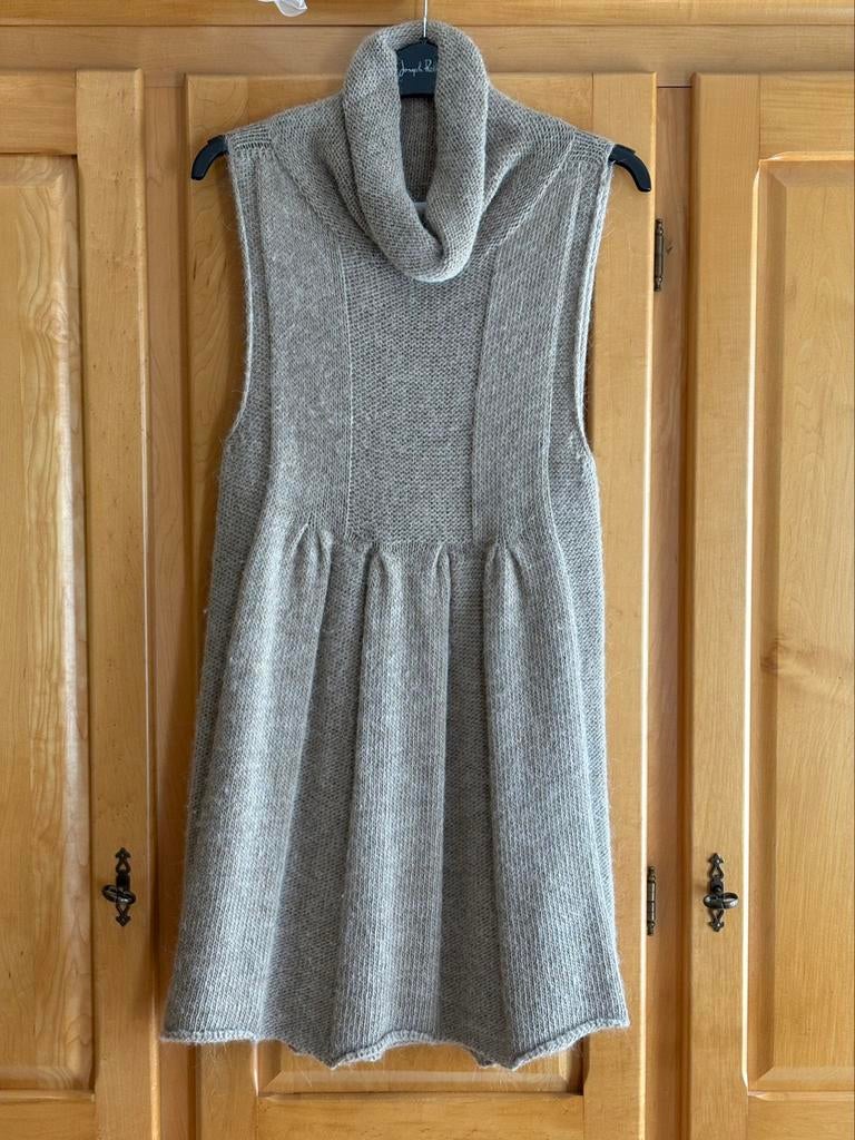 Robe beige signée Amélie & Amélie (S)., Comme neuf, Enlèvement, Amélie & Amélie, Au-dessus du genou