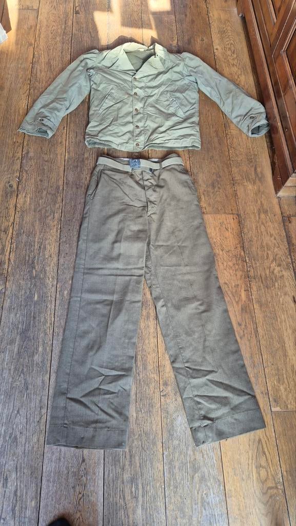 M-41 US Field Jacket + mustard trousers + belt, Verzenden