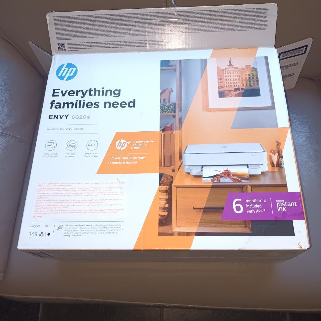 Imprimante Tout-en-un HP ENVY 6020e, Printer, Inkjetprinter, Ingebouwde Wi-Fi, Zo goed als nieuw