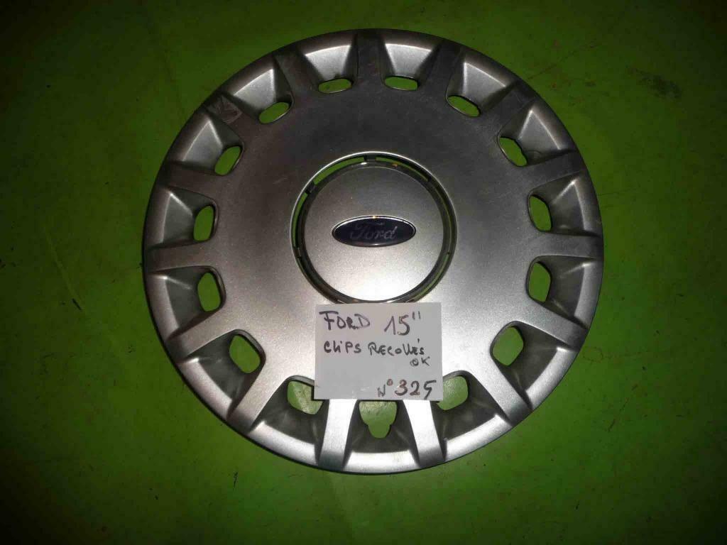 FORD naafdop 15"- (n°325) en de (n°326) 1st, Gebruikt, 15 inch, Velg(en), Ophalen of Verzenden