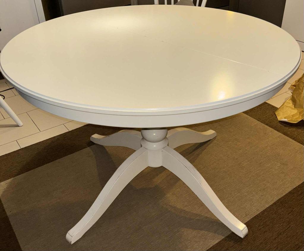 Table extensible - ROSENTORP blanc, Maison & Meubles, Tables | Tables à manger, 150 à 200 cm, Cinq personnes ou plus, 100 à 150 cm