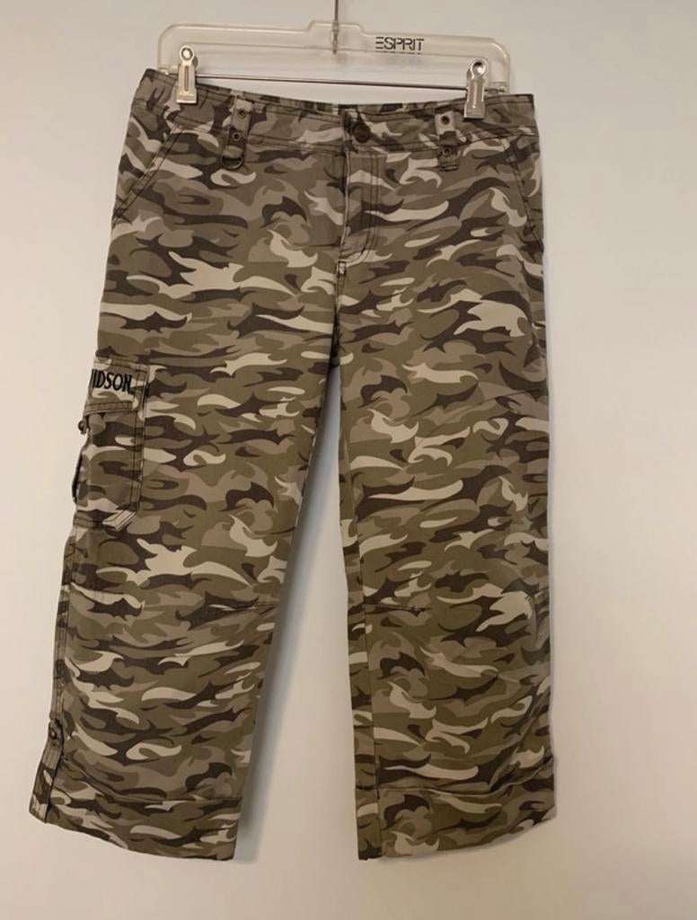 Broek 3/4 Harley Davidson, Harley Davidson, Overige kleuren, Ophalen of Verzenden, Zo goed als nieuw
