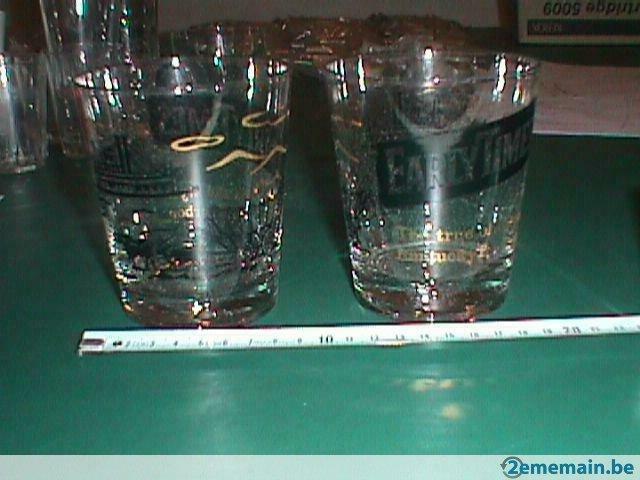 rare  : quatre super verres à whiskey early times, Enlèvement, Neuf