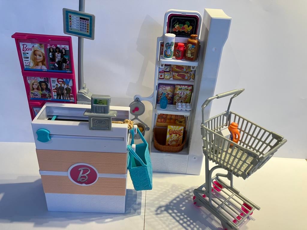Barbie supermarkt, Enlèvement, Comme neuf, Barbie
