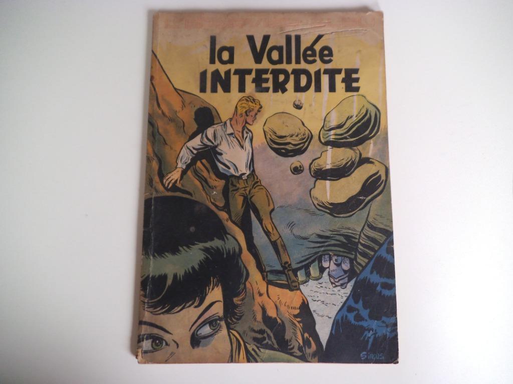 La vallée interdite  1954  De blauwe sperwer, Gelezen, Eén stripboek, Ophalen of Verzenden, Sirius