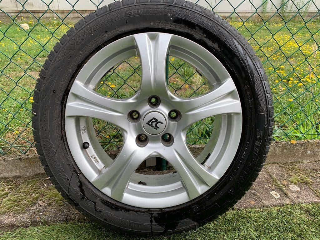 Alu velg met band VW Golf 6, Ophalen, Gebruikt, Banden en Velgen