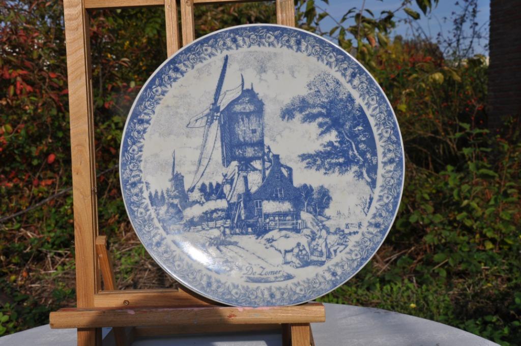 plat mural delft  de zomer (47), Antiquités & Art, Enlèvement ou Envoi