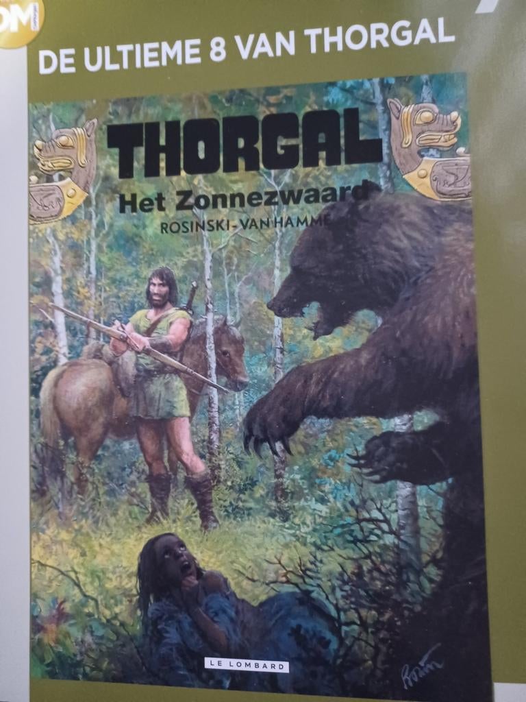 Thorgal Het zonnezwaard Rosinsky Van Hamme, Ophalen
