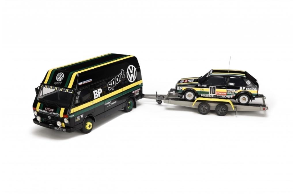 Volkswagen LT35 + Golf Gti MK1 Gr.2, Hobby & Loisirs créatifs, Voitures miniatures | 1:18, Enlèvement, Neuf, Voiture, OttOMobile