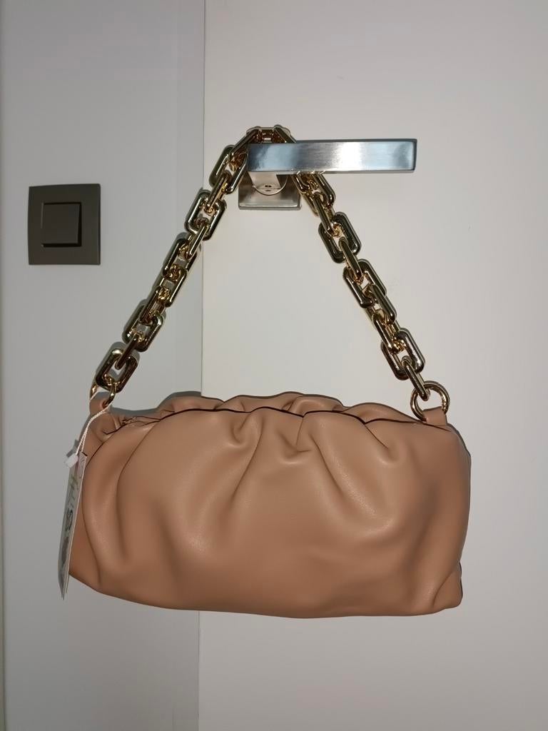 Clutch camel NIEUW, Ophalen of Verzenden, Nieuw, Bruin, Handtas