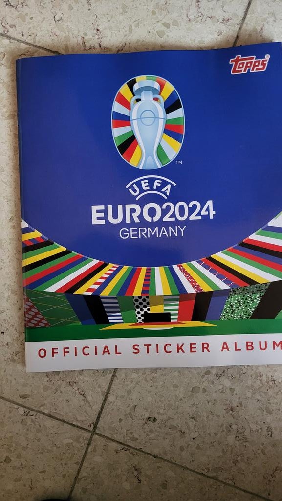 Albums d'autocollants UEFA EK 2024 (5 pièces) également disp, Collections, Autocollants, Envoi, Neuf, Sport