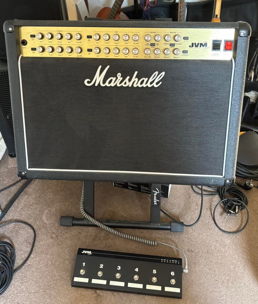 Marshall JVM410C, Musique & Instruments, Amplis | Basse & Guitare, Utilisé, Guitare, 50 à 100 watts, Enlèvement