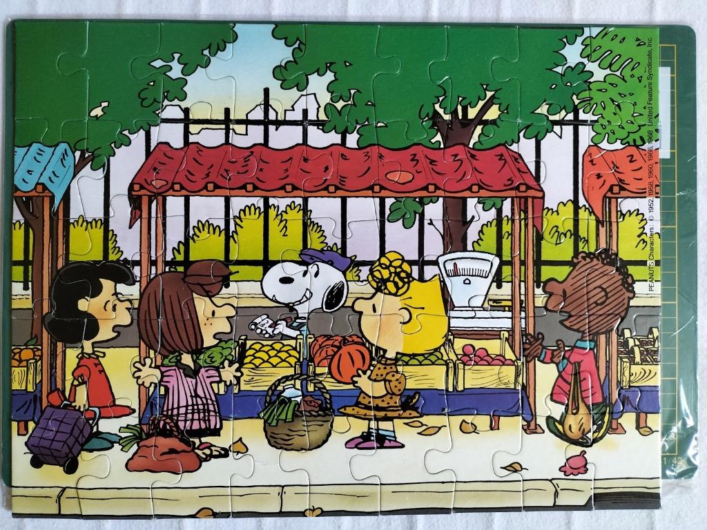 Puzzel Snoopy, Ophalen, Minder dan 500 stukjes, Zo goed als nieuw, Legpuzzel